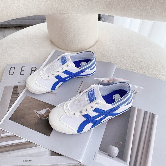 Onitsuka Tiger by Asics Other - Onitsuka Tiger by Asics White and Blue Canvas Sneakers